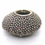 Large Hole Bead Handmade bali silver bead