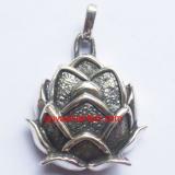 Lotus And Flowers bali silver bead