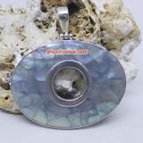 Pendant Shell bali silver bead