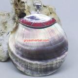 Pendant Shell bali silver bead