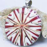 Pendant Shell bali silver bead