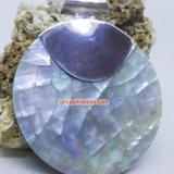 Pendant Shell bali silver bead