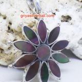 Pendant Shell bali silver bead