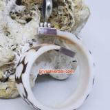 Pendant Shell bali silver bead