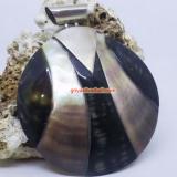 Pendant Shell bali silver bead