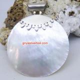 Pendant Shell bali silver bead