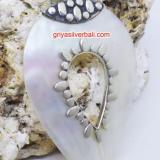 Pendant Shell bali silver bead