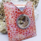 Pendant Shell bali silver bead