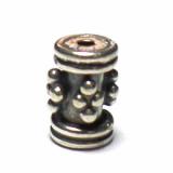 Pipe And Barrel bali silver bead