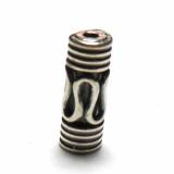 Pipe And Barrel bali silver bead