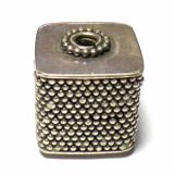 Pipe And Barrel bali silver bead