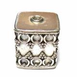 Pipe And Barrel bali silver bead