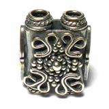 bali beads silver Pipe And Barrel