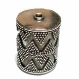 Pipe And Barrel bali silver bead