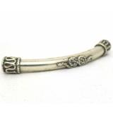 Pipe And Barrel bali silver bead