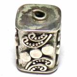 Pipe And Barrel bali silver bead