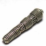 Pipe And Barrel bali silver bead