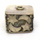 Pipe And Barrel bali silver bead