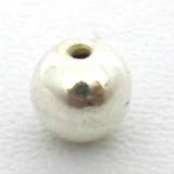 Plain Bead Round bali silver bead