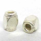 Plain Bead Square bali silver bead