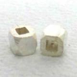 Plain Bead Square bali silver bead