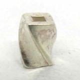 Plain Bead Square bali silver bead