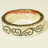 Ring No Stone bali silver bead