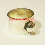 Ring No Stone bali silver bead