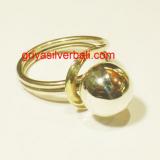 Ring No Stone bali silver bead