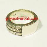 Ring No Stone bali silver bead