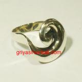 Ring No Stone bali silver bead