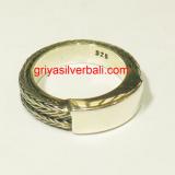 Ring No Stone bali silver bead