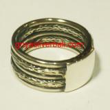 Ring No Stone bali silver bead