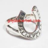 Ring No Stone bali silver bead