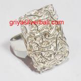 Ring No Stone bali silver bead