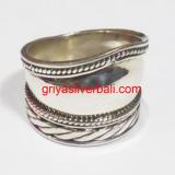 Ring No Stone bali silver bead