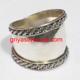 Ring No Stone bali silver bead