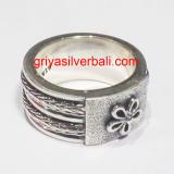 Ring No Stone bali silver bead