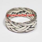 Ring No Stone bali silver bead