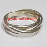 Ring No Stone bali silver bead