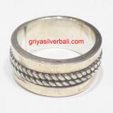 Ring No Stone bali silver bead