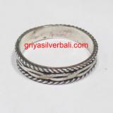 Ring No Stone bali silver bead