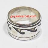 Ring No Stone bali silver bead