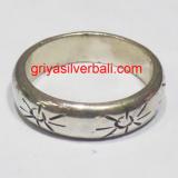 Ring No Stone bali silver bead