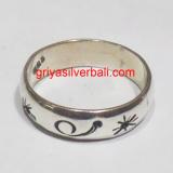 Ring No Stone bali silver bead