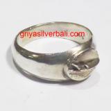 Ring No Stone bali silver bead