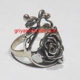 Ring No Stone bali silver bead