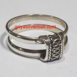 Ring No Stone bali silver bead