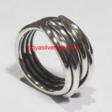 Ring No Stone bali silver bead