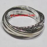 Ring No Stone bali silver bead